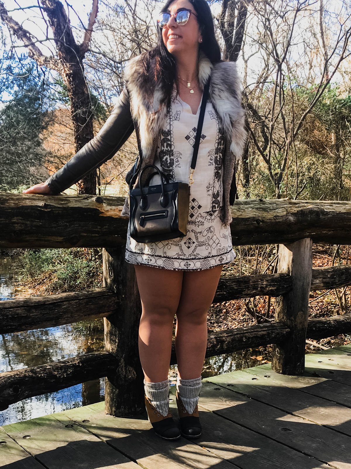 Mini dress in clearance winter